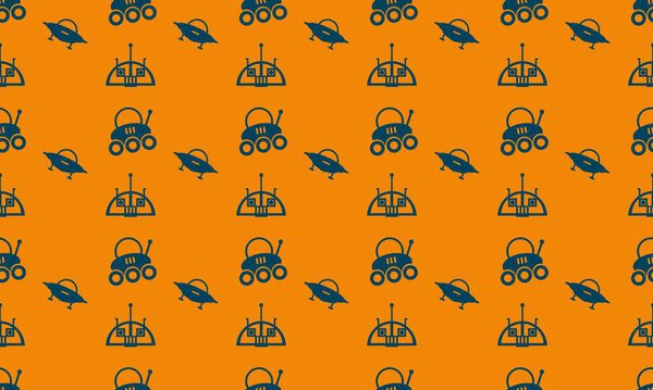 Цветной фон с различными аксессуарами