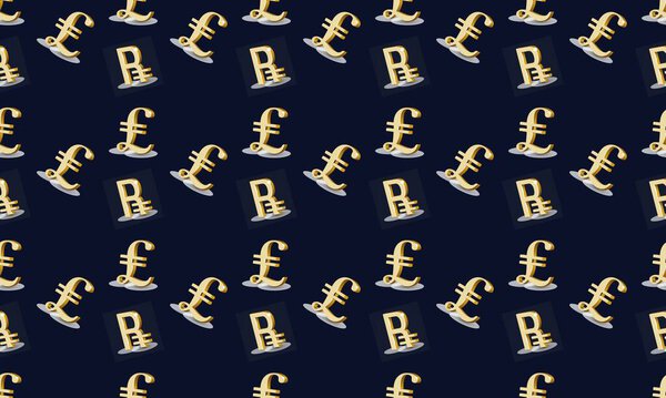 Colored background with different accessories