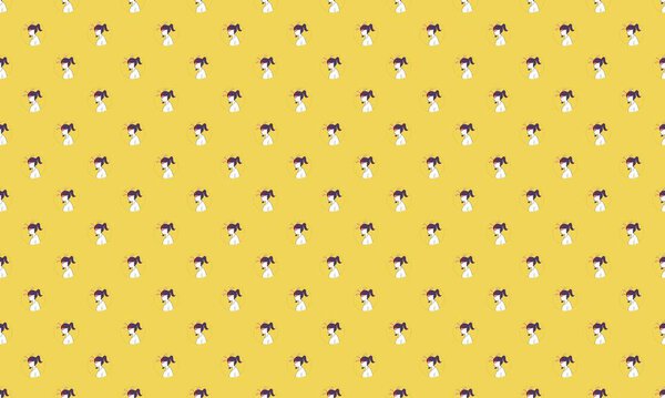 Colored background with different accessories