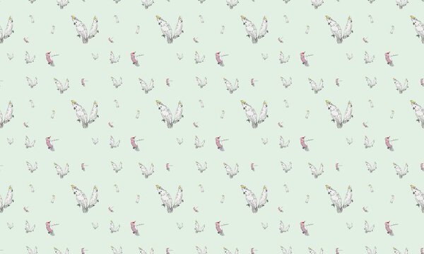 Цветной фон с различными аксессуарами