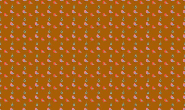 Colored background with different accessories