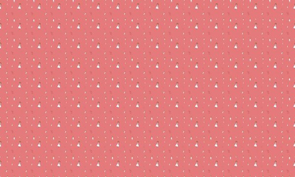 Colored background with different accessories