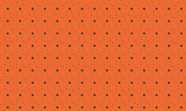 Colored background with different accessories