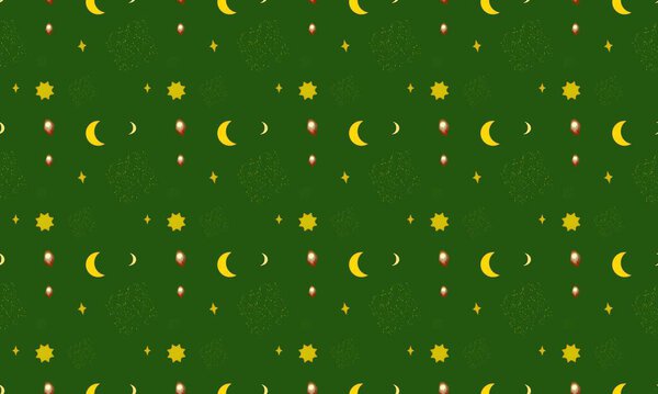 Цветной фон с различными аксессуарами