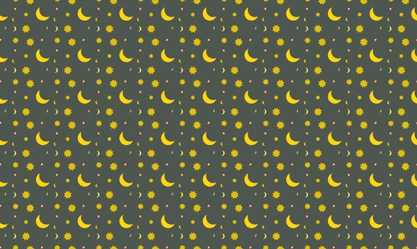 Цветной фон с различными аксессуарами