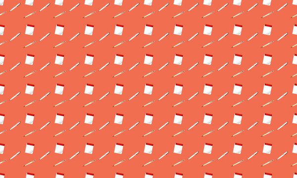 Цветной фон с различными аксессуарами