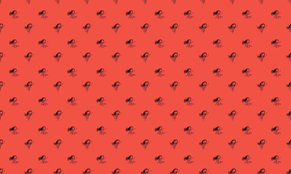 Colored background with different accessories