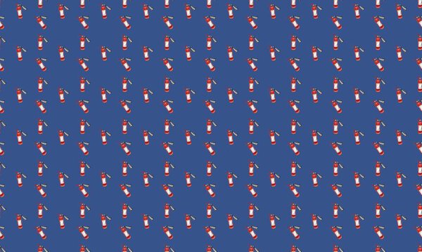 Цветной фон с различными аксессуарами