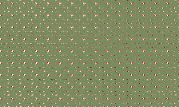 Colored background with different accessories