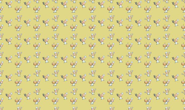 Цветной фон с различными аксессуарами