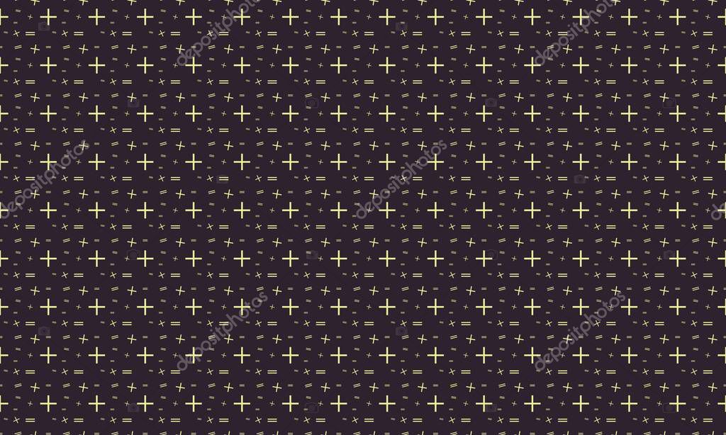 Colored background with different accessories