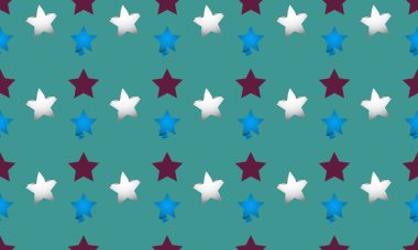 Colored background with different accessories vector Colored background with different accessories vector