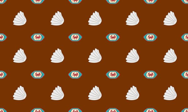 Colored background with different accessories