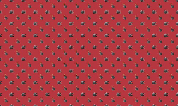 Цветной фон с различными аксессуарами