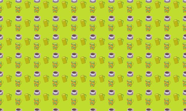 Цветной фон с различными аксессуарами