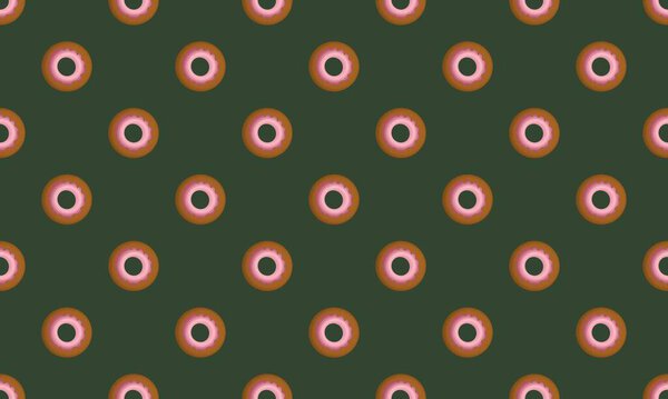 Colored background with different accessories