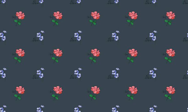 Colored background with different accessories