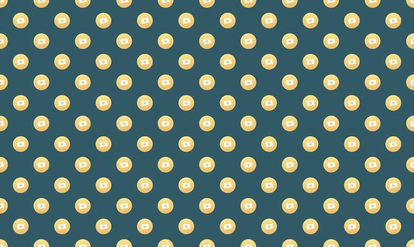 Colored background with different accessories