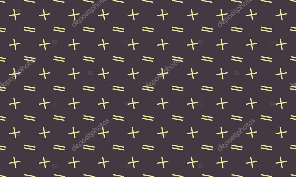 Colored background with different accessories