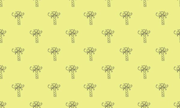 Colored background with different accessories