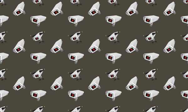 Colored background with different accessories