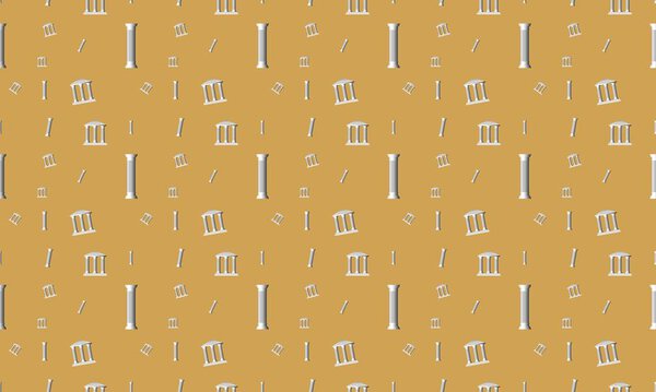 Colored background with different accessories