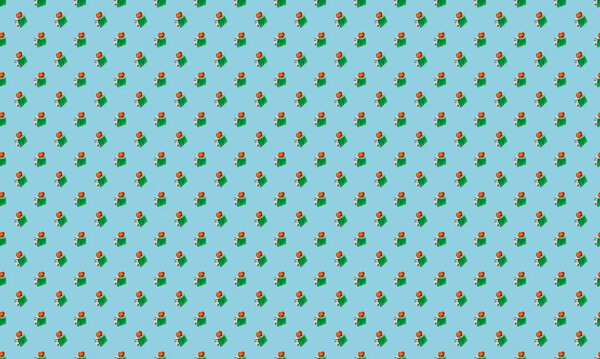 Цветной фон с различными аксессуарами