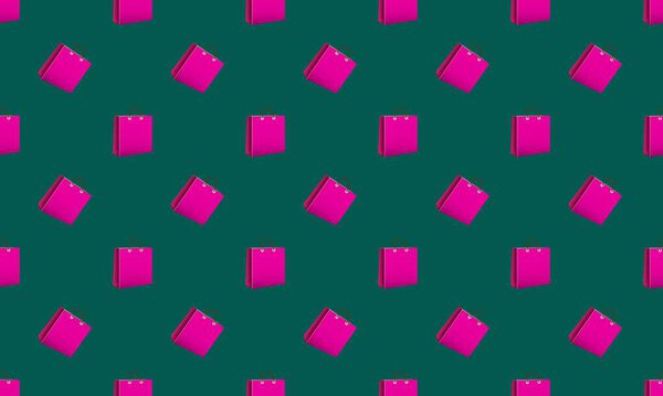 Цветной фон с различными аксессуарами