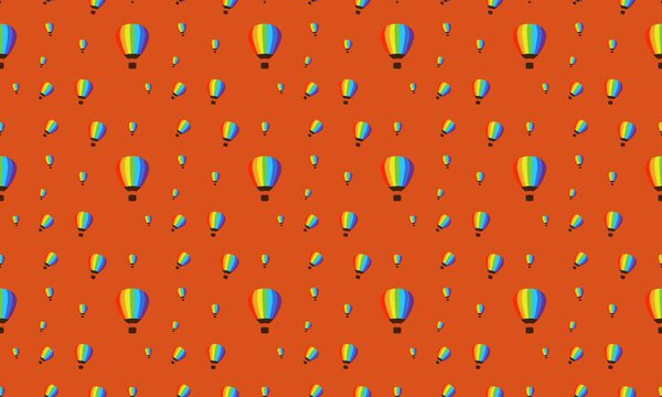 Цветной фон с различными аксессуарами