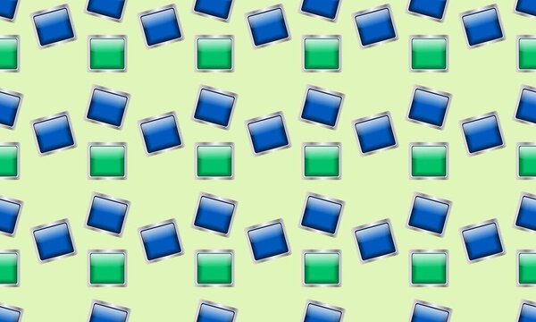 Цветной фон с различными аксессуарами