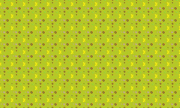 Colored background with different accessories