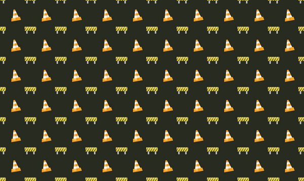 Colored background with different accessories