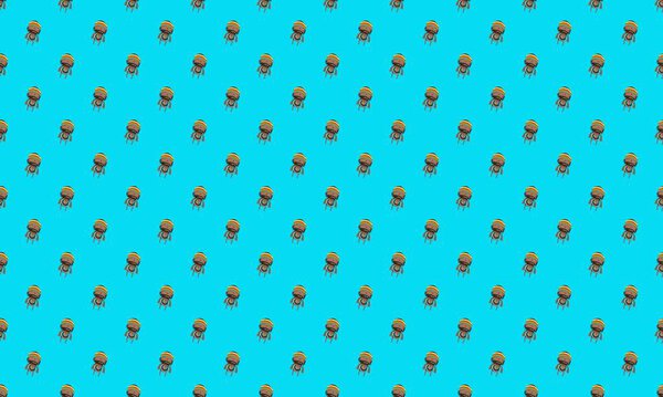 Цветной фон с различными аксессуарами