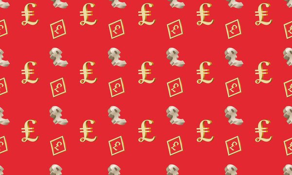 Colored background with different accessories