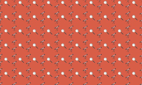 Цветной фон с различными аксессуарами