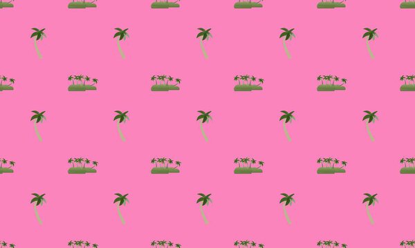 Colored background with different accessories