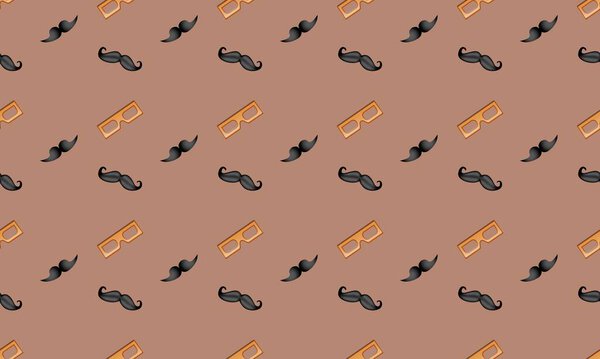 Цветной фон с различными аксессуарами