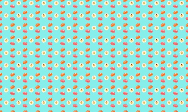 Colored background with different accessories