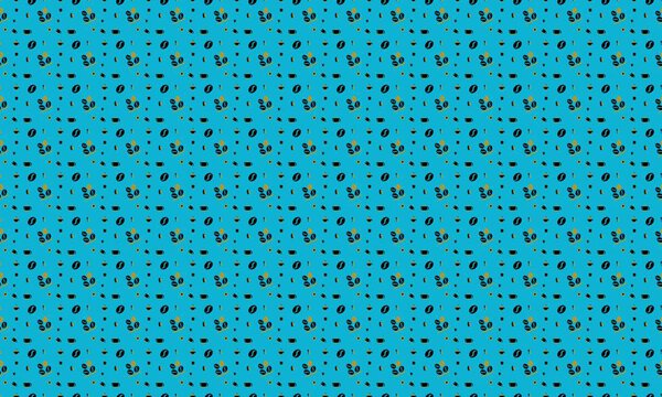 Colored background with different accessories