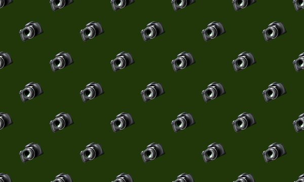 Цветной фон с различными аксессуарами