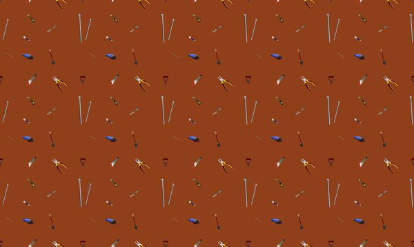 Цветной фон с различными аксессуарами