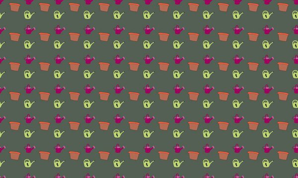 Colored background with different accessories