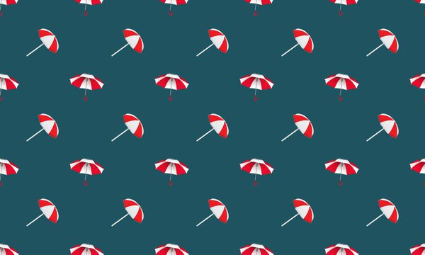 Colored background with different accessories