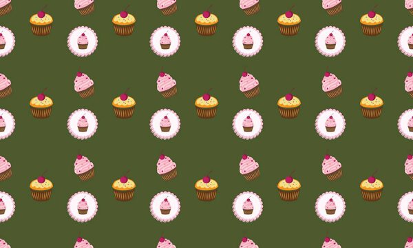 Цветной фон с различными аксессуарами