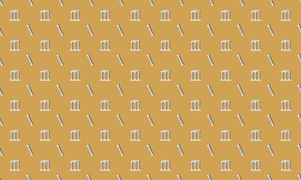 Цветной фон с различными аксессуарами