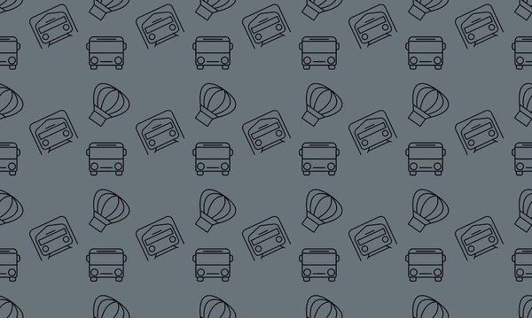 Цветной фон с различными аксессуарами