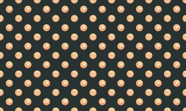 Colored background with different accessories