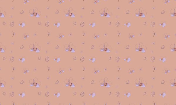 Colored background with different accessories