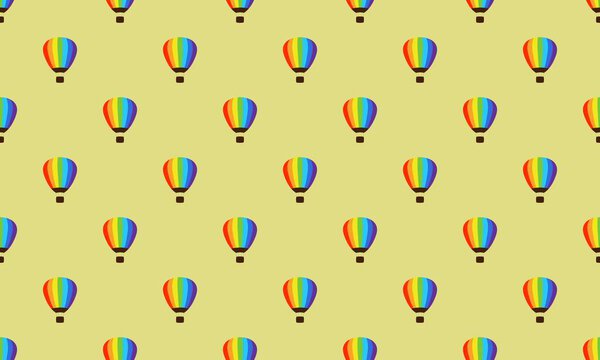 Цветной фон с различными аксессуарами