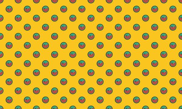 Цветной фон с различными аксессуарами